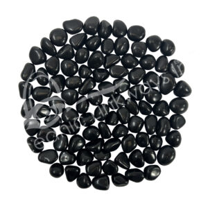 Black Agate Tumbled Stones