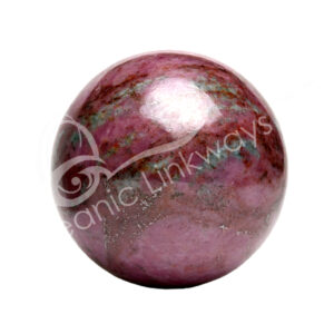 Polished Smooth Ruby Sphere