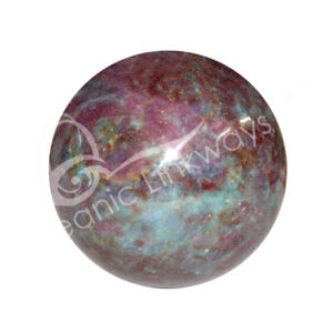 Ruby with Kyanite Sphere