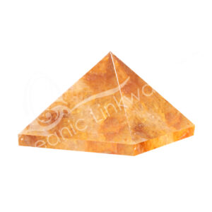 Polished Smooth Golden Healer Quartz Pyramid