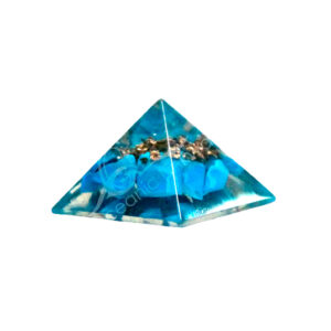 Turquoise in Orgone Pyramid
