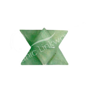 (CLOSE OUT) MERKABA - AVENTURINE, GREEN 1-2''