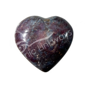 Polished Ruby with Kyanite Heart