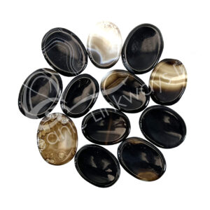 Black Onyx Worry Stones