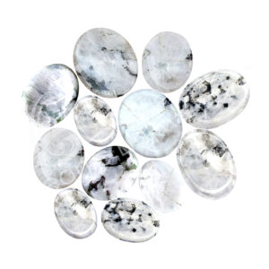 Rainbow Moonstone Worry Stones