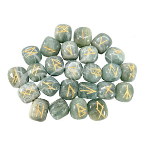 RUNE SET - AQUAMARINE 15-20 MM