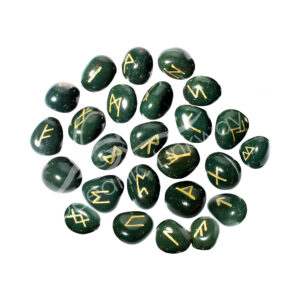 Polished Bloodstone Rune Set