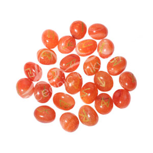 RUNE SET - CARNELIAN 18-22 MM