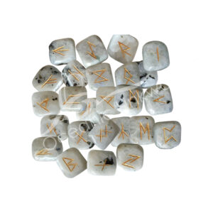 RUNE SET - MOONSTONE, RAINBOW 18-22 MM