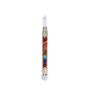 HEALING WAND - COPPER WITH CHAKRA 4.5"