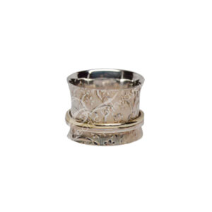 Spinning Meditation Sterling Silver ring (Size 7) 3 pcs