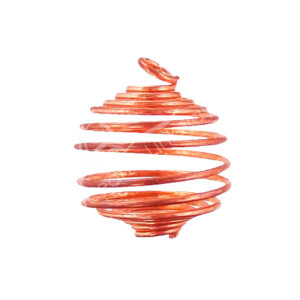 Copper Plated Cage Spring Pendant (Pack of 24)