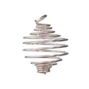 Silver Plated Cage Spring Pendant (Pack of 24)