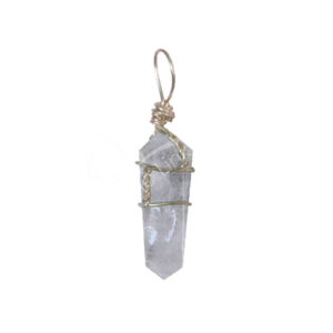 Crystal Quartz Wire Wrapped Pendant