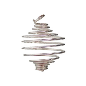 Silver Plated Cage Spring Pendant (Pack of 24)
