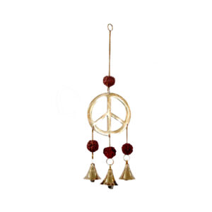 Peace and Rudraksha Hanging Bells