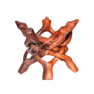 Wood Stand with 5 Branche Legs