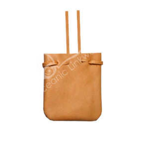 Natural Soft Leather Bag with Strap (Pack of 3)