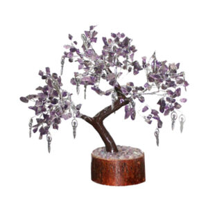 Amethyst with Goddess Charms Gem Tree 300 Beads