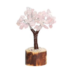 Rose Quartz 60 Beads Gem Tree 4.5-5"