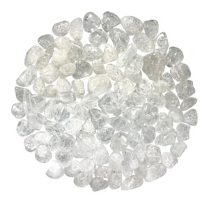 Cracked Crystal Quartz A Tumbled Stones