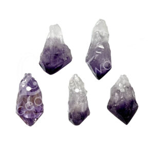 Rough Amethyst Point with Hole Pendant