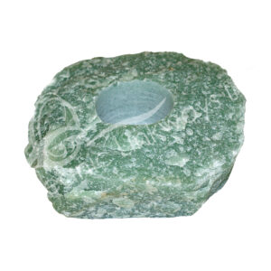 Rough Green Aventurine Tealight Holder