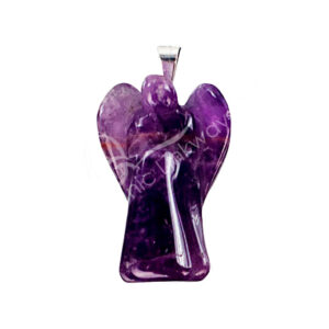Amethyst Angel Pendant 1.25-1.5"