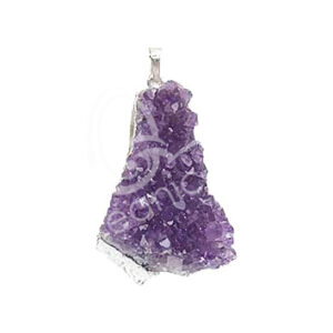 Amethyst Druse Pendant 1.25-1.75"