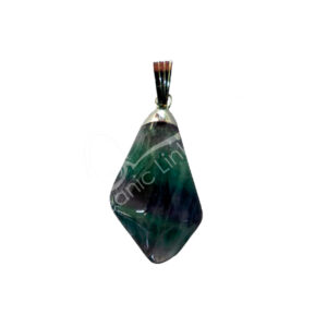 Fluorite Diamond Shape Pendant 1.25-1.5"