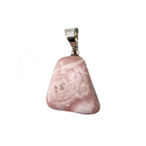 PENDANT - TUMBLED STONE RHODOCHROSITE 0.75-1.25"