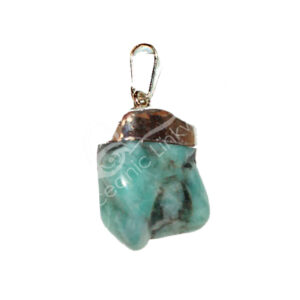 Emerald Tumbled Stone Pendant