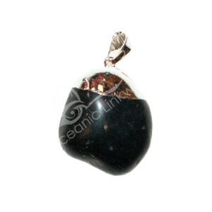 Black Onyx Tumbled Stone Pendant