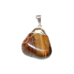 Tiger Eye Tumbled Stone Pendant