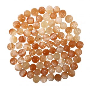 Hand Polished Orange Selenite Tumbled Stones