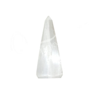 Polished Selenite 6 Sides Obelisk