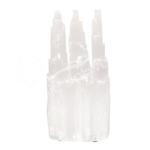 LAMP - SELENITE TRIPLE ICEBERG NO CORD 15-17"H