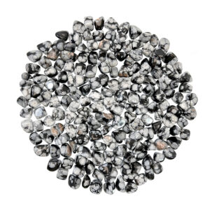 Snowflake Obsidian Tumbled Stones