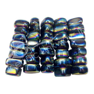 Magnetic Rainbow Hematite Tumbled Stones