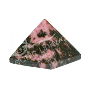 Polished Smooth Rhodonite Pyramid