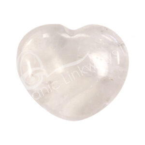Polished Crystal Quartz Heart