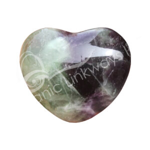 Polished Fluorite Heart