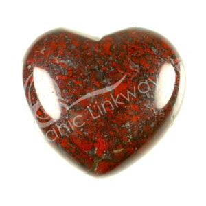 Polished Brecciated Jasper Heart