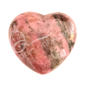 Polished Rhodonite Heart