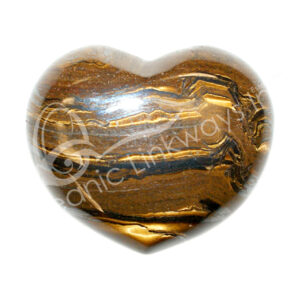 Polished Tiger Eye Heart