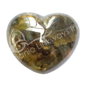 Polished Labradorite Heart