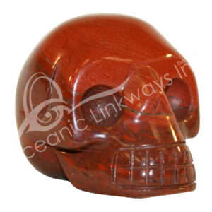 Red Jasper Skull
