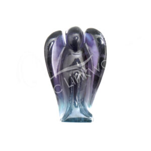 Polished Fluorite Angel Carving