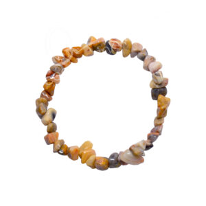 Crazy Lace Agate Chips Bracelet