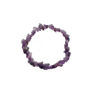 Amethyst Chips Bracelet (5-8 mm) 7.5"